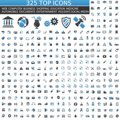 Top blue Icons - 325
