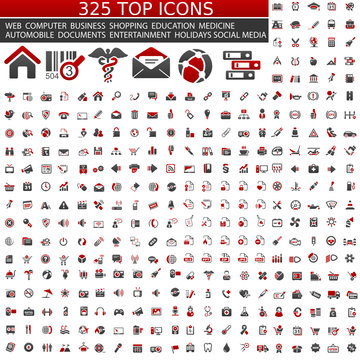 325 Red Icons