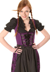 Fototapeta premium Frau im Dirndl