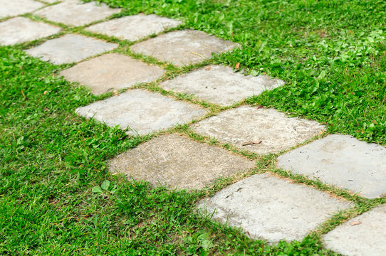 Tiled Garden Path