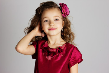 Portrait of a lovely little girl