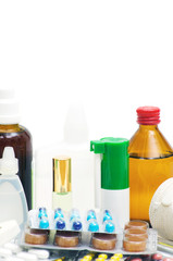 bottles with tablets