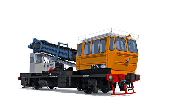 Modern support digger motor-rail car