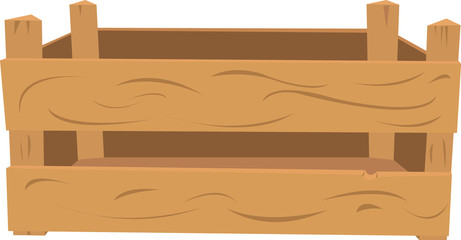 Fototapeta premium Wooden crate