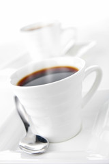 coffee cup on white