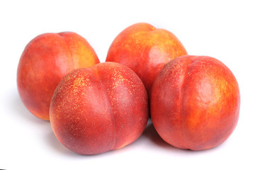 Nectarines isolated