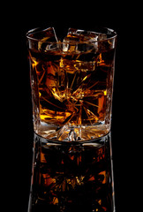 Whiskey with ice