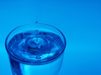 Water drop splash