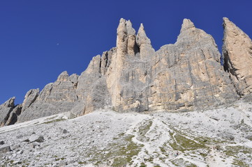Fototapeta na wymiar trzy szczyty Lavaredo