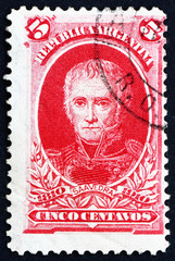 Postage stamp Argentina 1910 Cornelio Saavedra