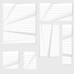 Crushed Vector Paper Elements
