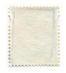 Obraz premium The reverse side of a postage stamp.