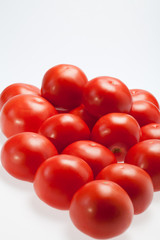 Fresh Tomatoes isolated on white