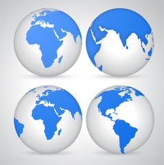Earth Icon Vectors
