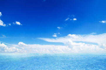 Naklejka premium Thailand sea and perfect sky