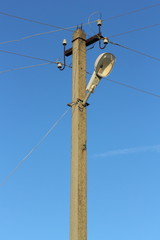 concrete lighting column