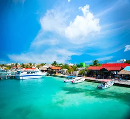 Zelfklevend Fotobehang Mexico. Isla Mujeres,Cancun © Subbotina Anna