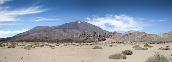 Panoramic view of the Teide
