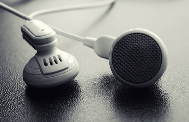 Headphones close up