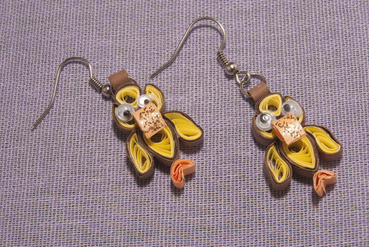 aretes de papel