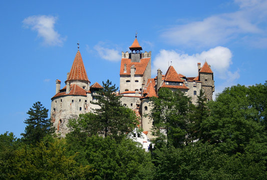 Bran Castle near Brasov in Transylvania, Romania