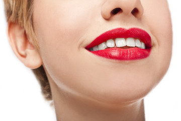 Fototapeta premium Sexy red lips