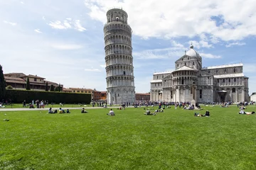 Photo sur Aluminium Tour de Pise View of Piazza dei Miracoli Pisa