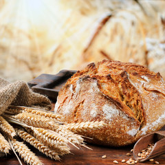 Freshly baked traditional bread - 44803786