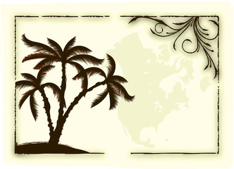 tree abstract poster.