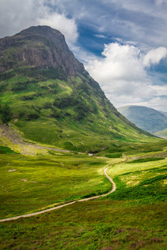 Footpath in Scotland highlands