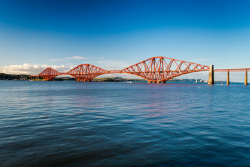 Firth of Forth Bridge in summer