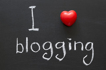 love blogging - obrazy, fototapety, plakaty