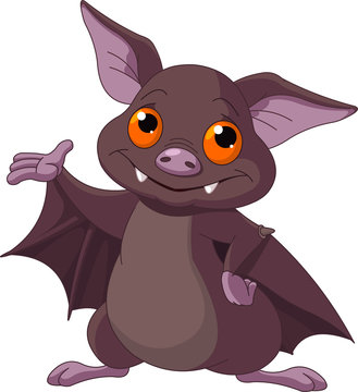 Halloween  bat presenting