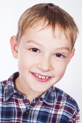portrait of a smiling boy