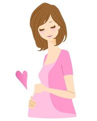 妊婦　イラスト