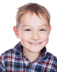 Portrait of young smiling boy.