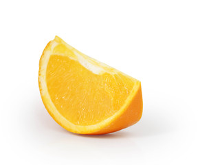 orange slice isolated