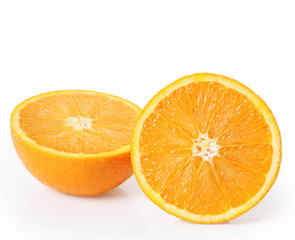 orange on white background