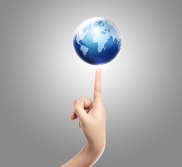 Hand and balance earth