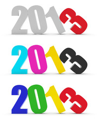 Happy New Year 2013 - calendar background