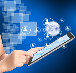 touch screen tablet