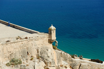 Watchtower and Meiterranean sea