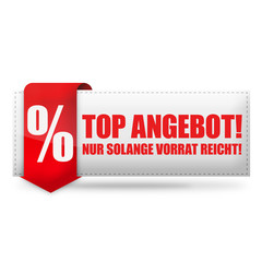Top Angebot! Button, Icon