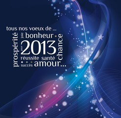 Obraz premium Carte de voeux