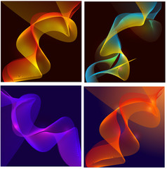 Vector Waves Lines Backgrounds