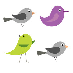 Cartoon Vector Birds