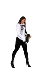 Woman in jeans