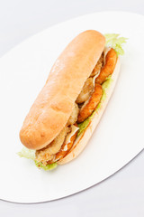 Chicken breast sandwich