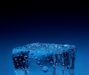 Ice cubes background