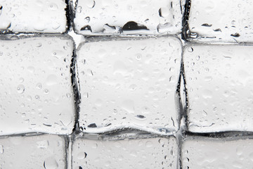 Ice cubes background